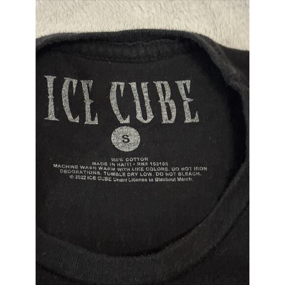 Ice Cube T-Shirt Mens S Black Hip Hop O'Shea Jackson Rap Streetwear Graphic Tee - Picture 3 of 6